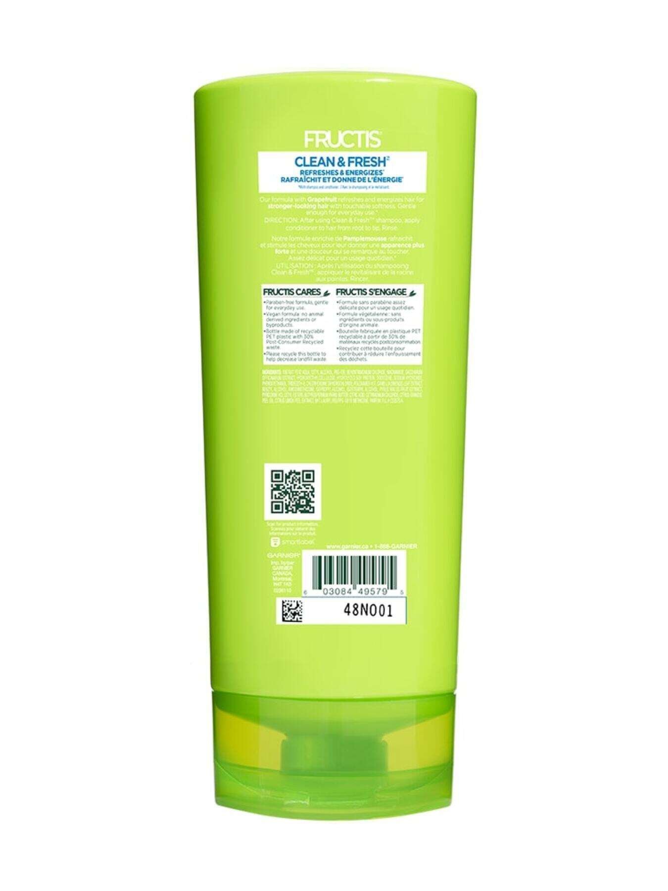 garnier hair conditioner fructis clean fresh conditioner 621 ml 603084495795 t2
