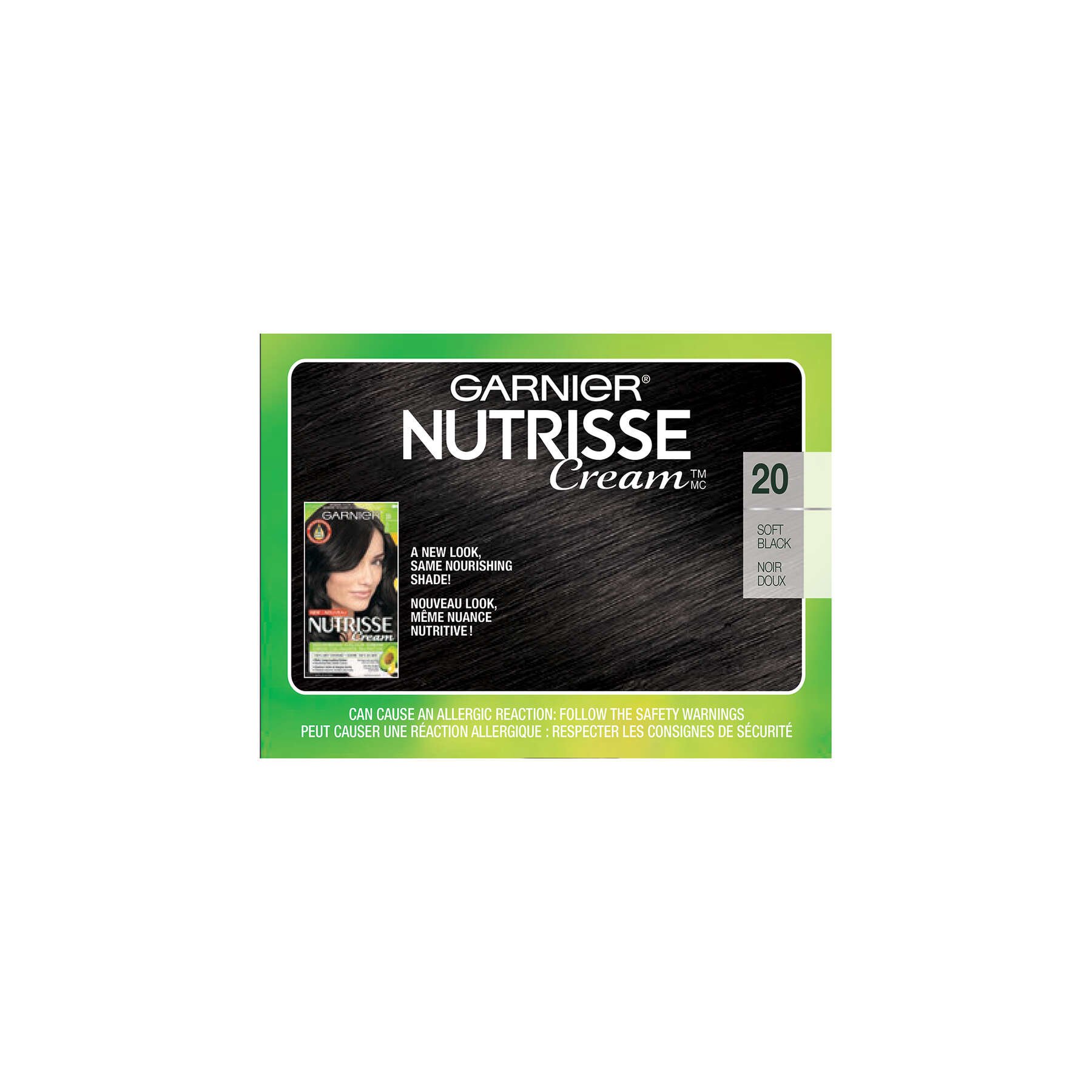 garnier hair dye nutrisse cream 20 soft black 603084272235 top