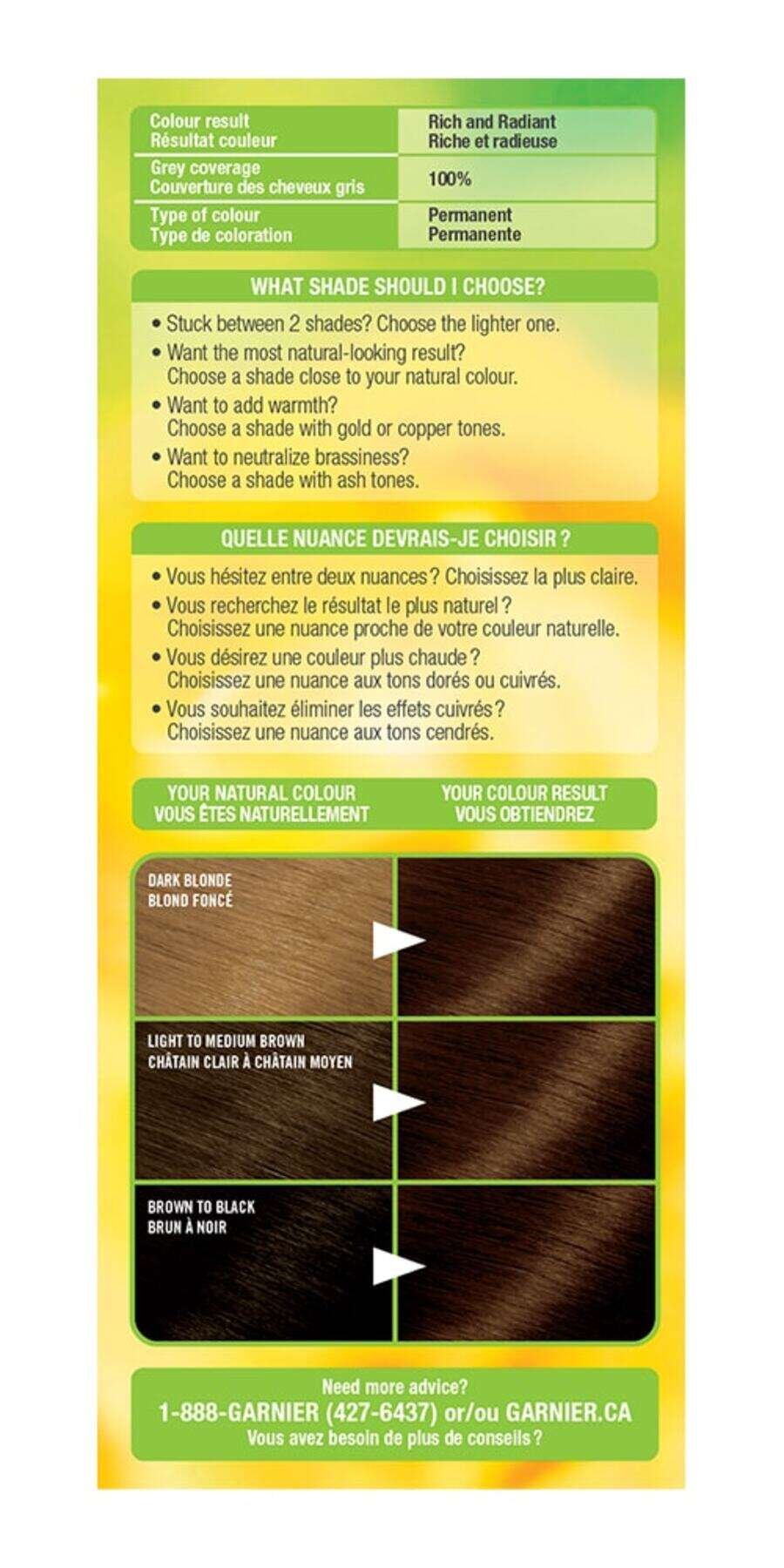 garnier hair dye nutrisse cream 43 dark golden brown 0770103447063 extra2
