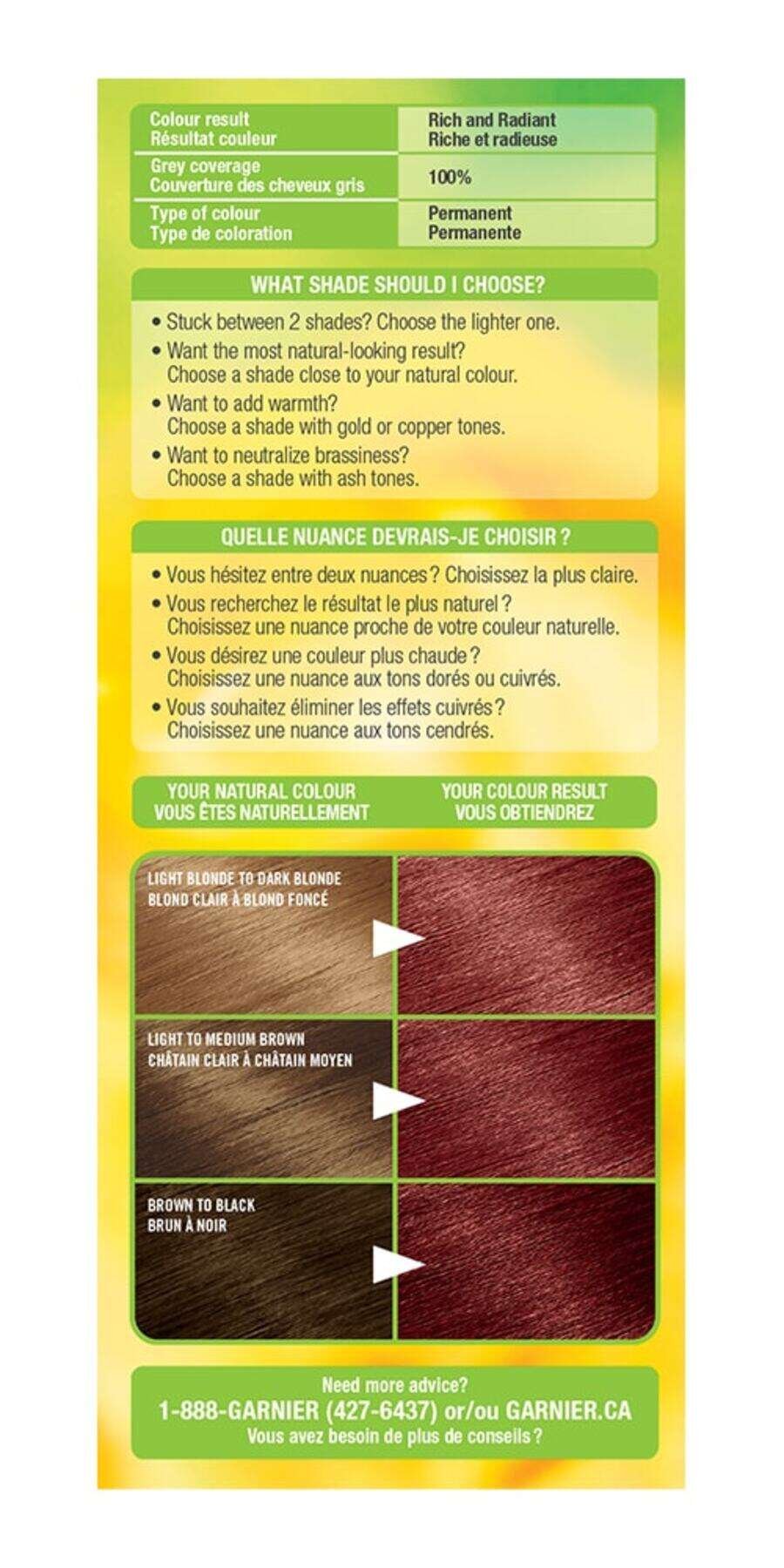 garnier hair dye nutrisse cream 66 true red 0770103447186 extra2