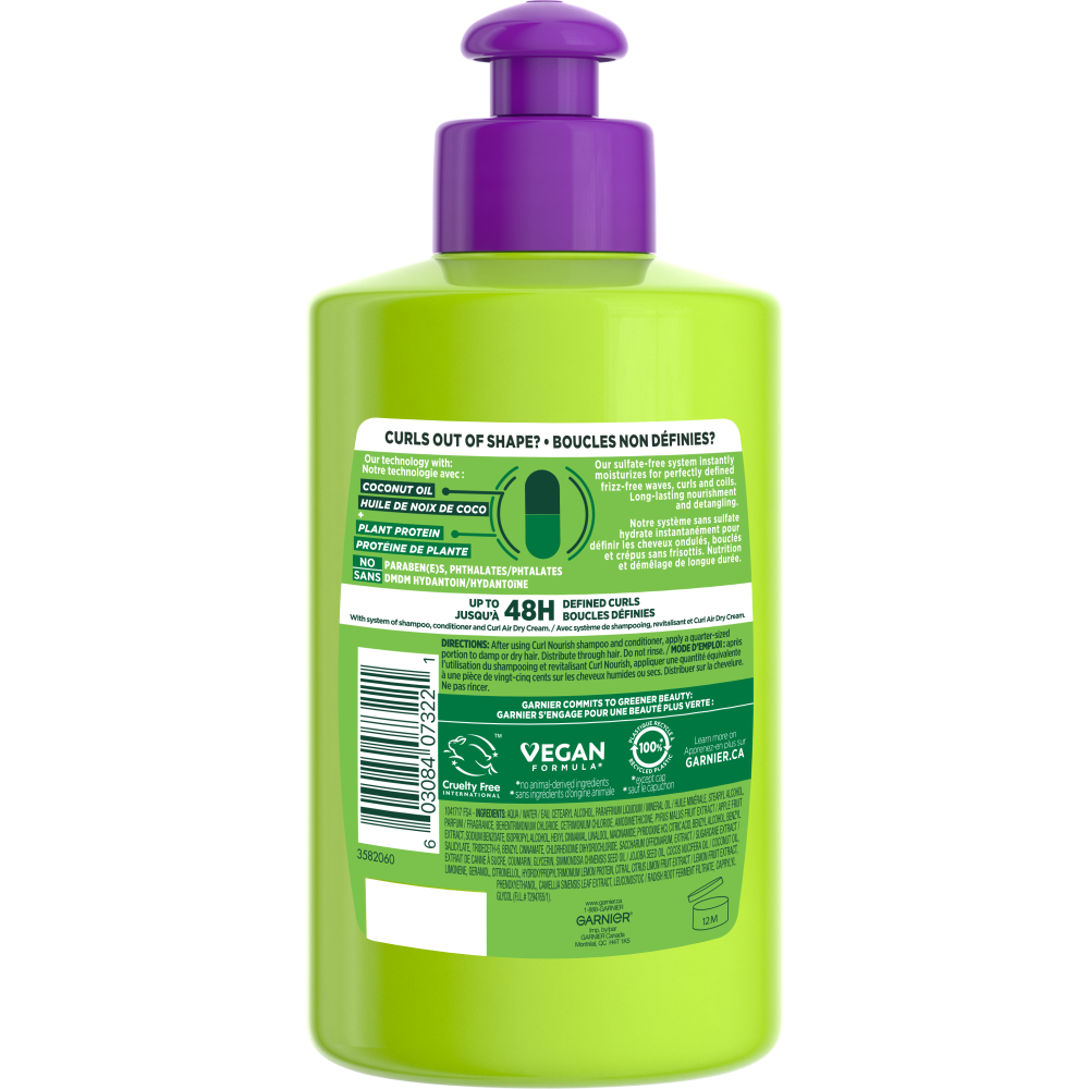 GAR 3D PKG Fructis Reno 2022 CurlNourish Butter 300ml Back V1