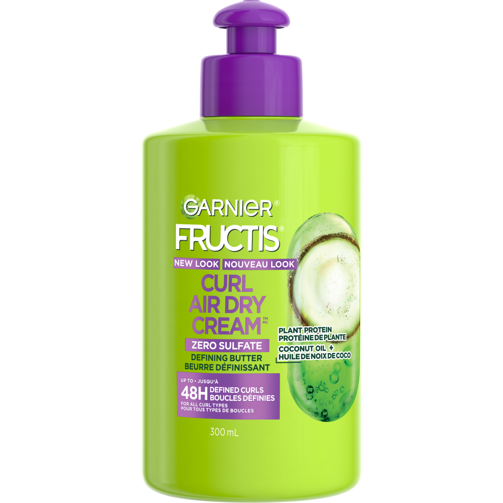 Curl Air Dry Cream Sulfate Free Defining Butter Cream Garnier
