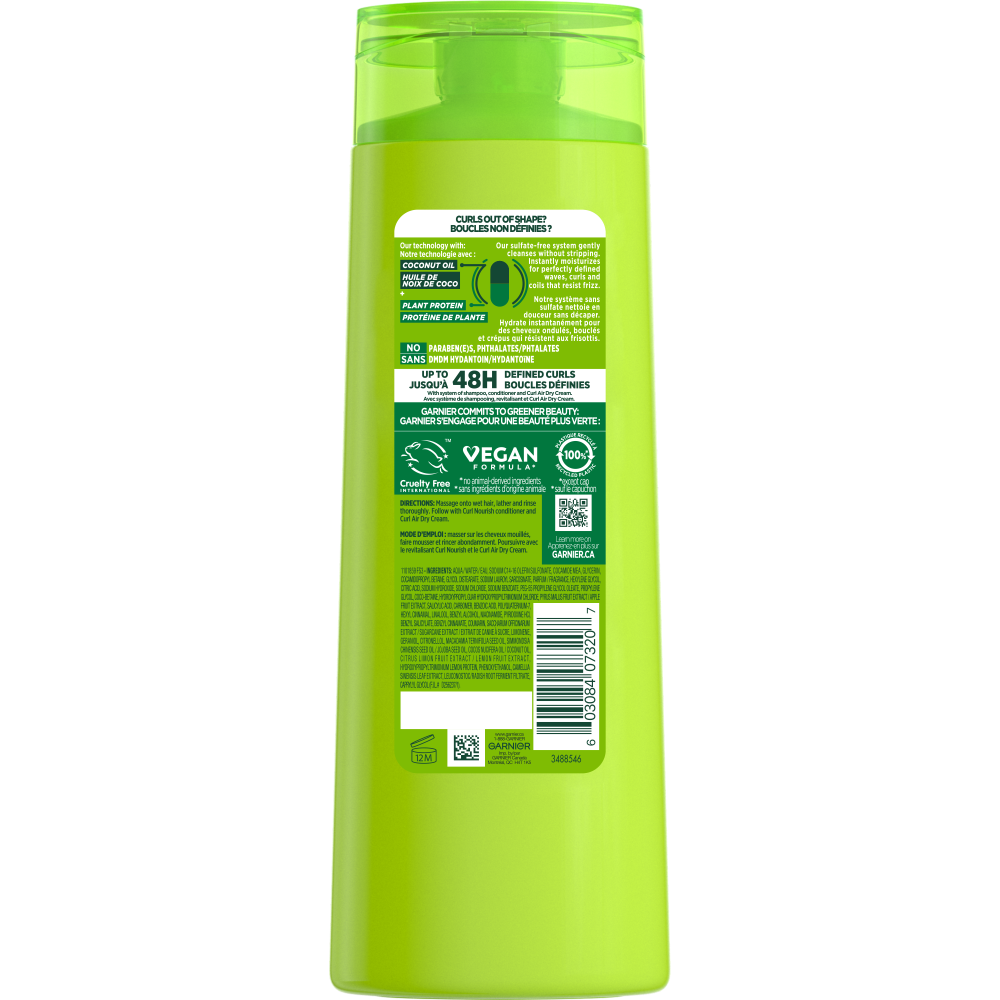 GAR 3D PKG Fructis Reno 2022 CurlNourish Shampoo 370ml Back V1