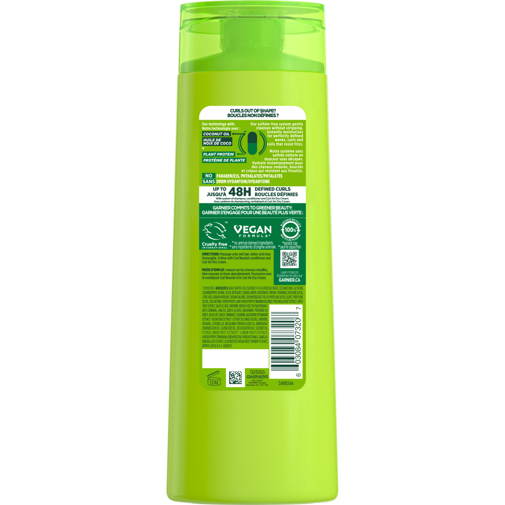 GAR 3D PKG Fructis Reno 2022 CurlNourish Shampoo 370ml Back V1