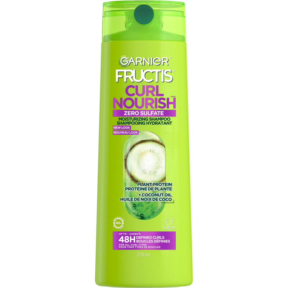 GAR 3D PKG Fructis Reno 2022 CurlNourish Shampoo 370ml Front V1