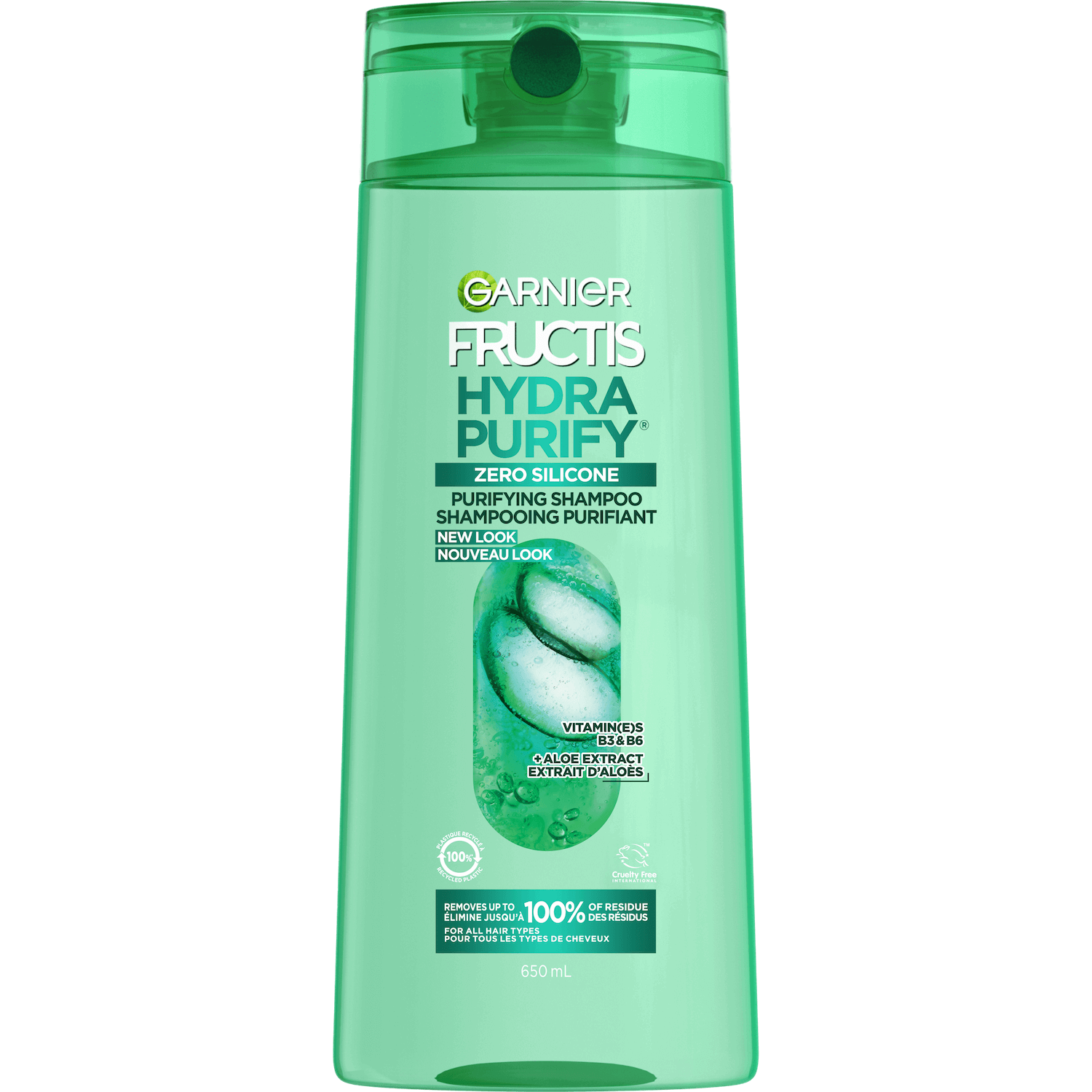 Fructis Hydra Purify - Silicone Free Shampoo 370 ml - Garnier