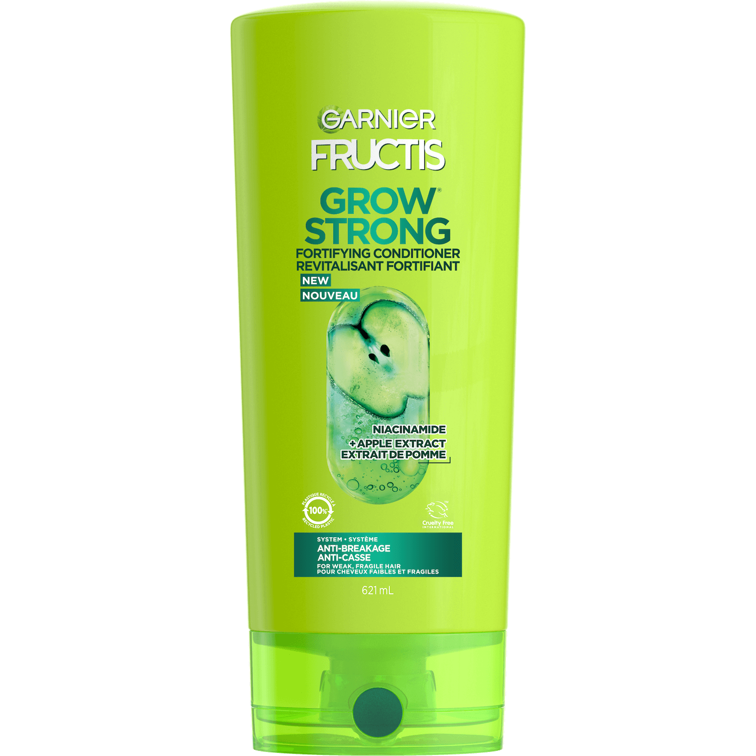 GAR 3D PKG Fructis Reno 2022 GrowStrong Conditioner Front 621mL