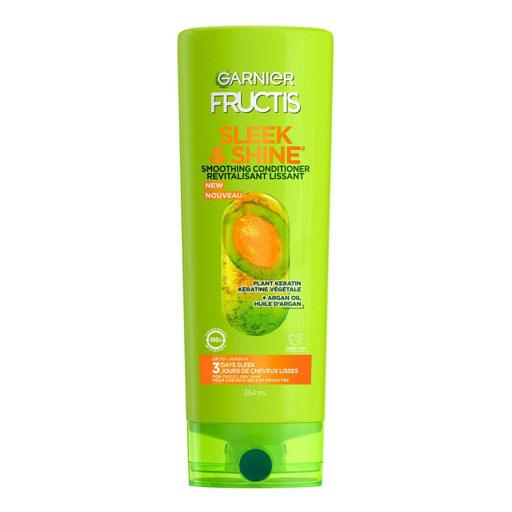 603084491261 01 Fructis SleekShine Conditioner 354ml V1 1000x1000