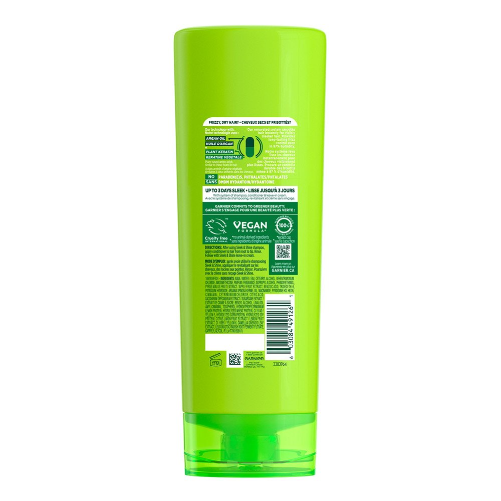 603084491261 03 Fructis SleekShine Conditioner 354ml V1 1000x1000