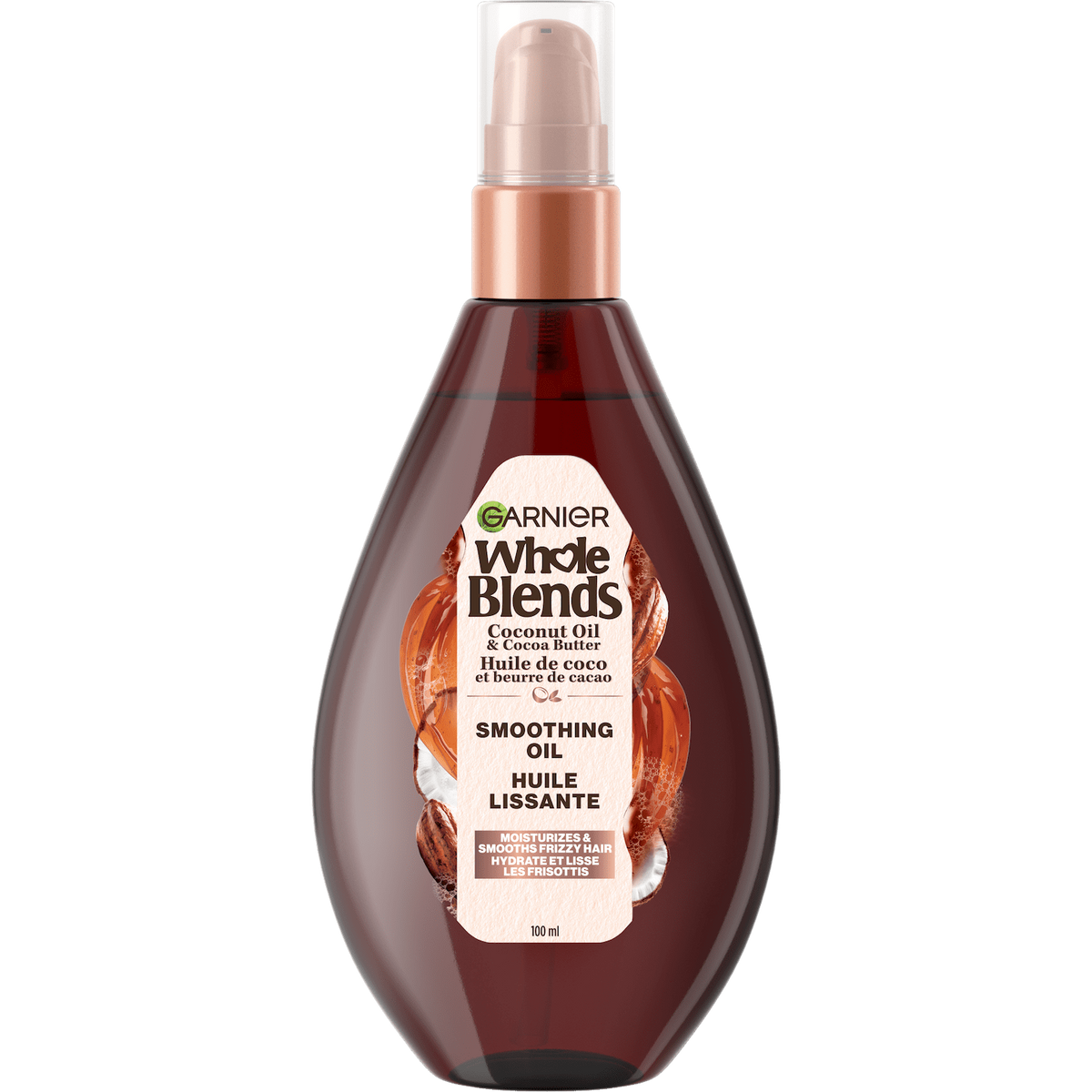 Whole Blends Smoothing Oil for Frizzy Hair Garnier Canada