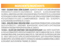 Belle Color Shade 100 00603084546008 ingredient list