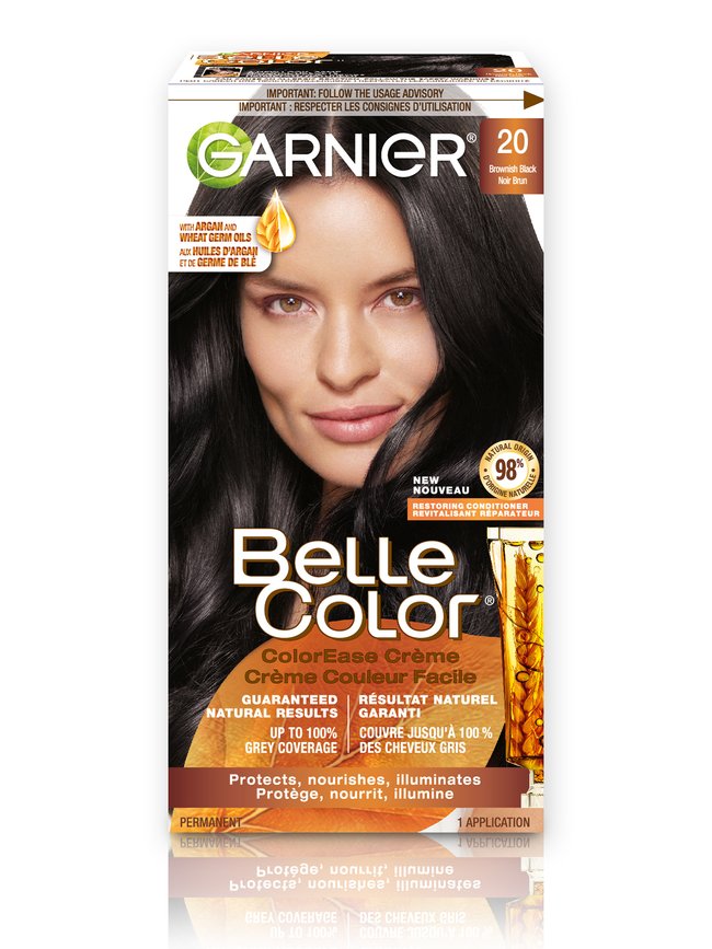 Belle Color Teinture Cheveux - 20 Noir brun - Garnier Canada
