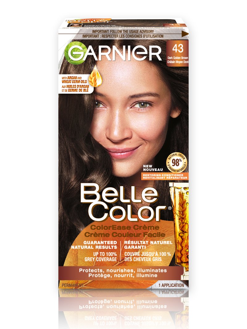Belle Color - 43 Dark Golden Brown Hair Dye - Garnier Canada