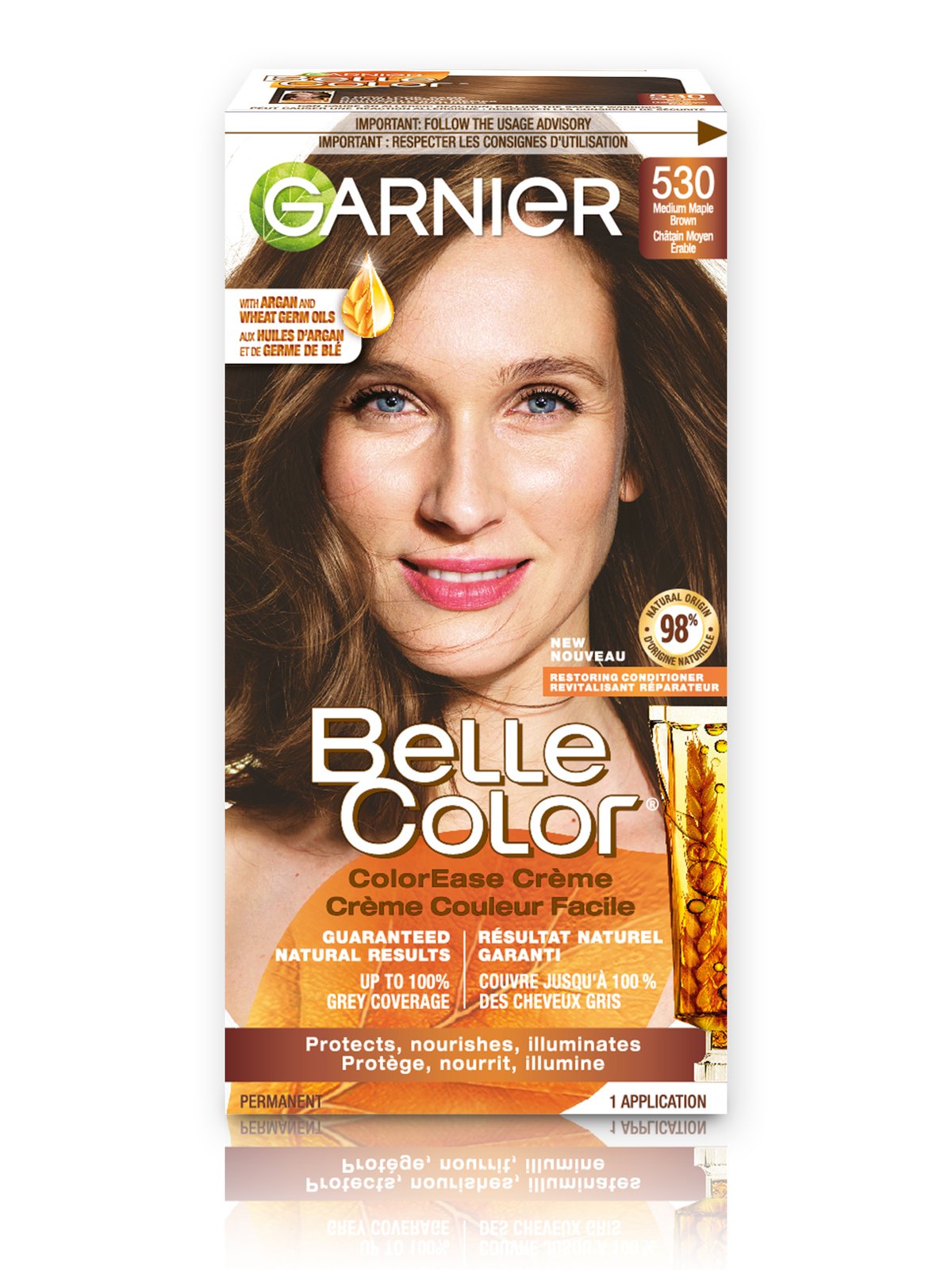 Belle Color Hair Dye - 530 Medium Maple Brown - Garnier CA