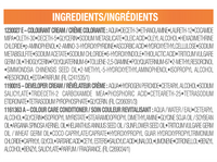 Belle Color Shade 54 00603084575763 ingredient list