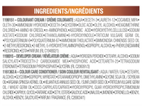 Belle Color Shade 632 00603084281602 ingredient list