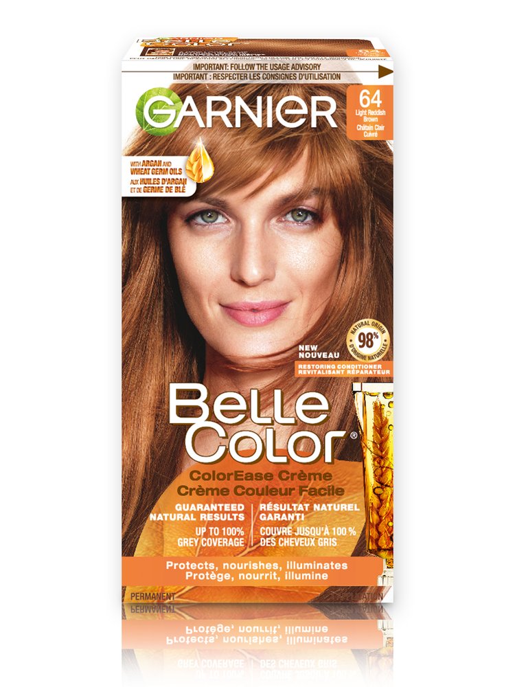Belle Color Hair Dye - 64 Light Reddish Brown - Garnier