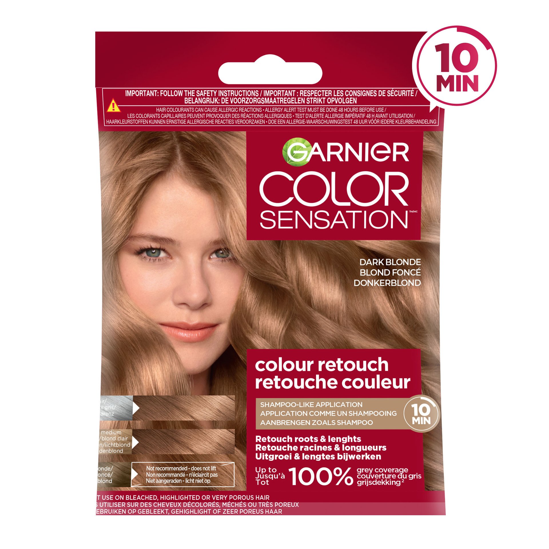 Color Sensation Color Retouch 7.0 Dark Blonde - Garnier CA