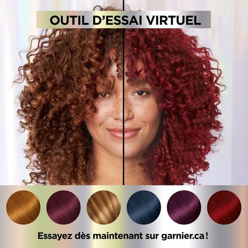 Crème Colorante Garnier Color Naturals N°7.65 - Rouge Framboise, Sans Ammoniaque