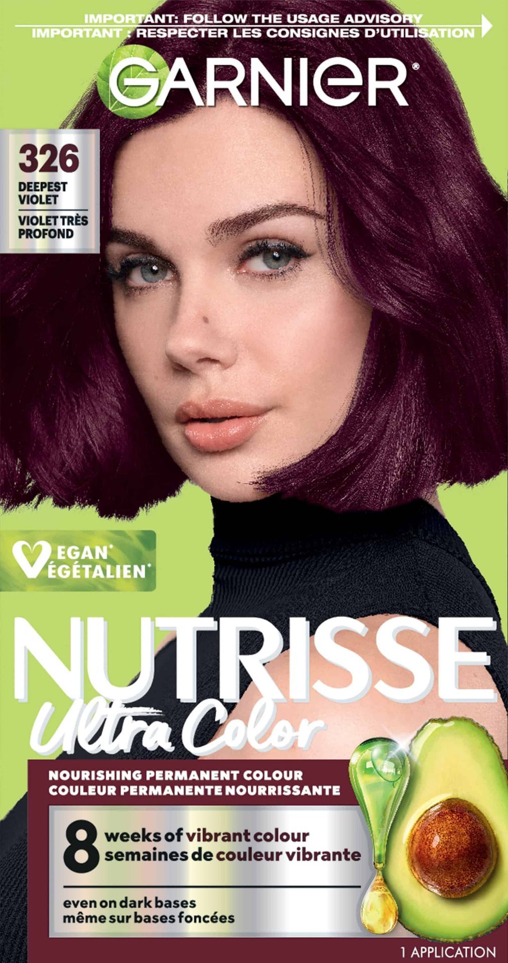 2D GAR Nutrisse Reno 2023 Ultra Color SHADE 326 BIL