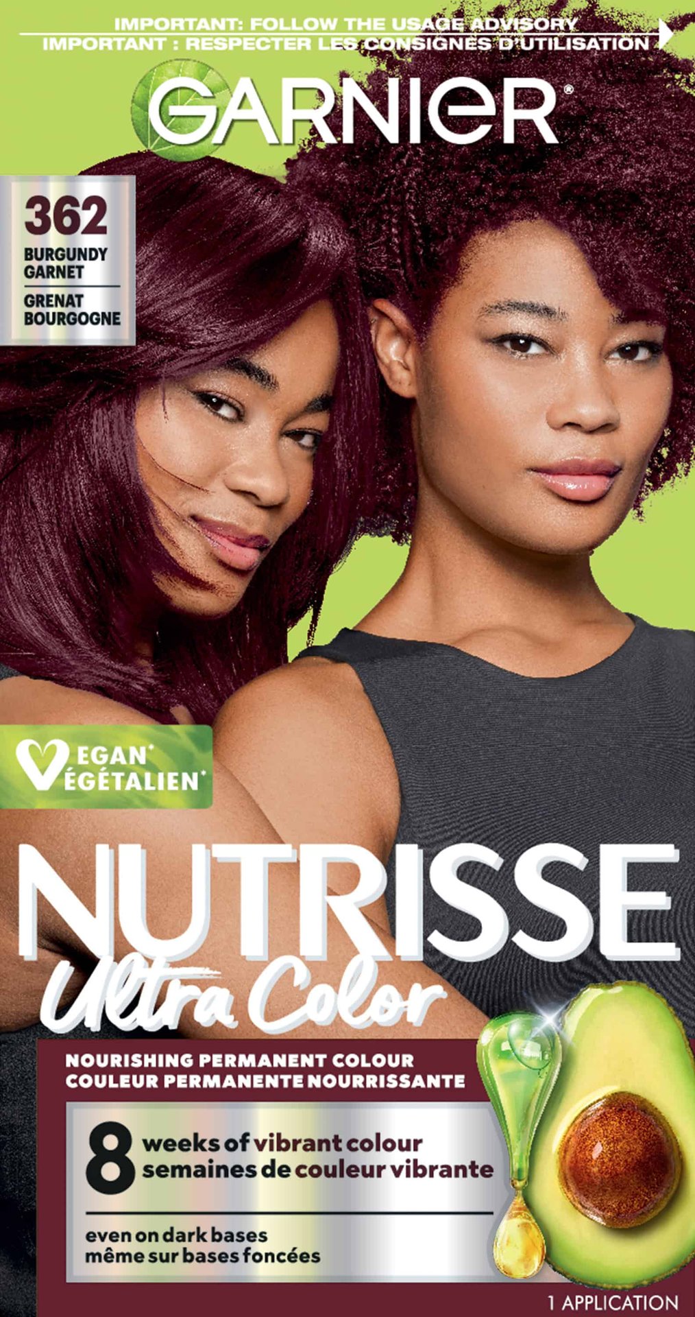 2D GAR Nutrisse Reno 2023 Ultra Color SHADE 362 BIL