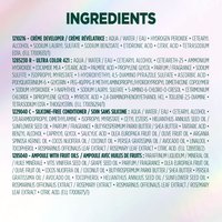 WFP 755029 ULTRA COLOR 421 INGREDIENTS EN