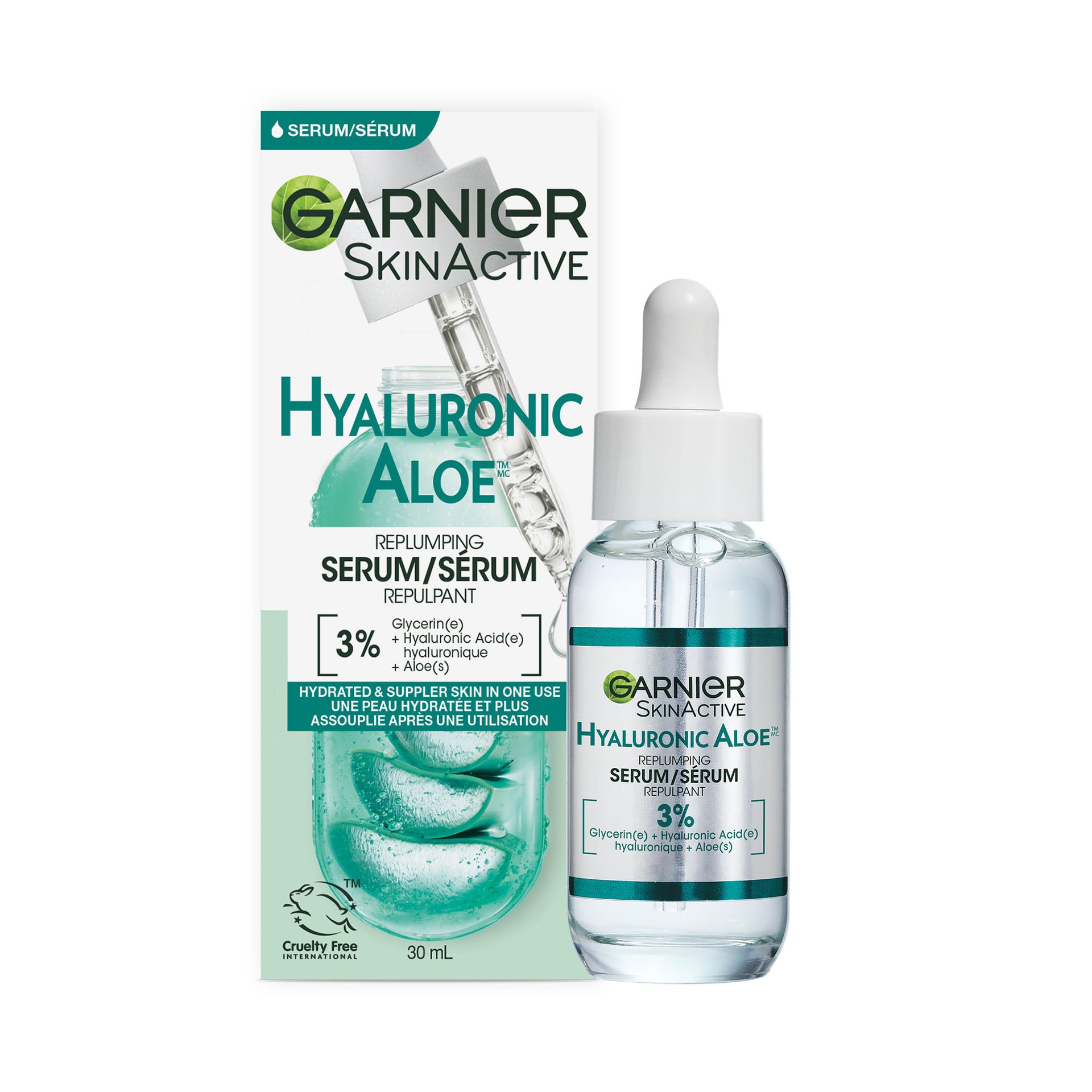SkinActive Hyaluronic Acid Serum: Hydrate & Plump Daily | Garnier