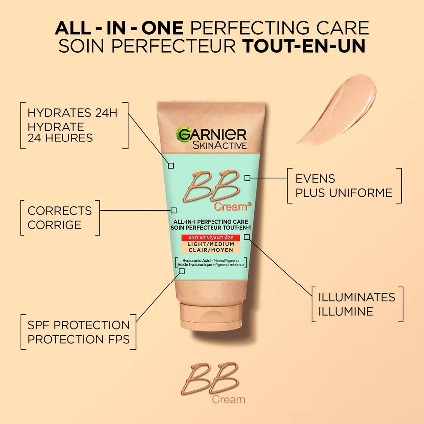 SkinActive BB Cream AntiAging Light to Medium Garnier