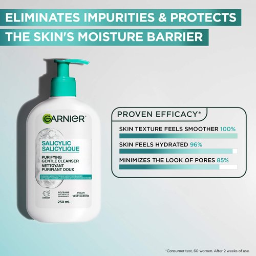 Salicylic Acid Purifying Gentle Cleanser - Garnier Canada
