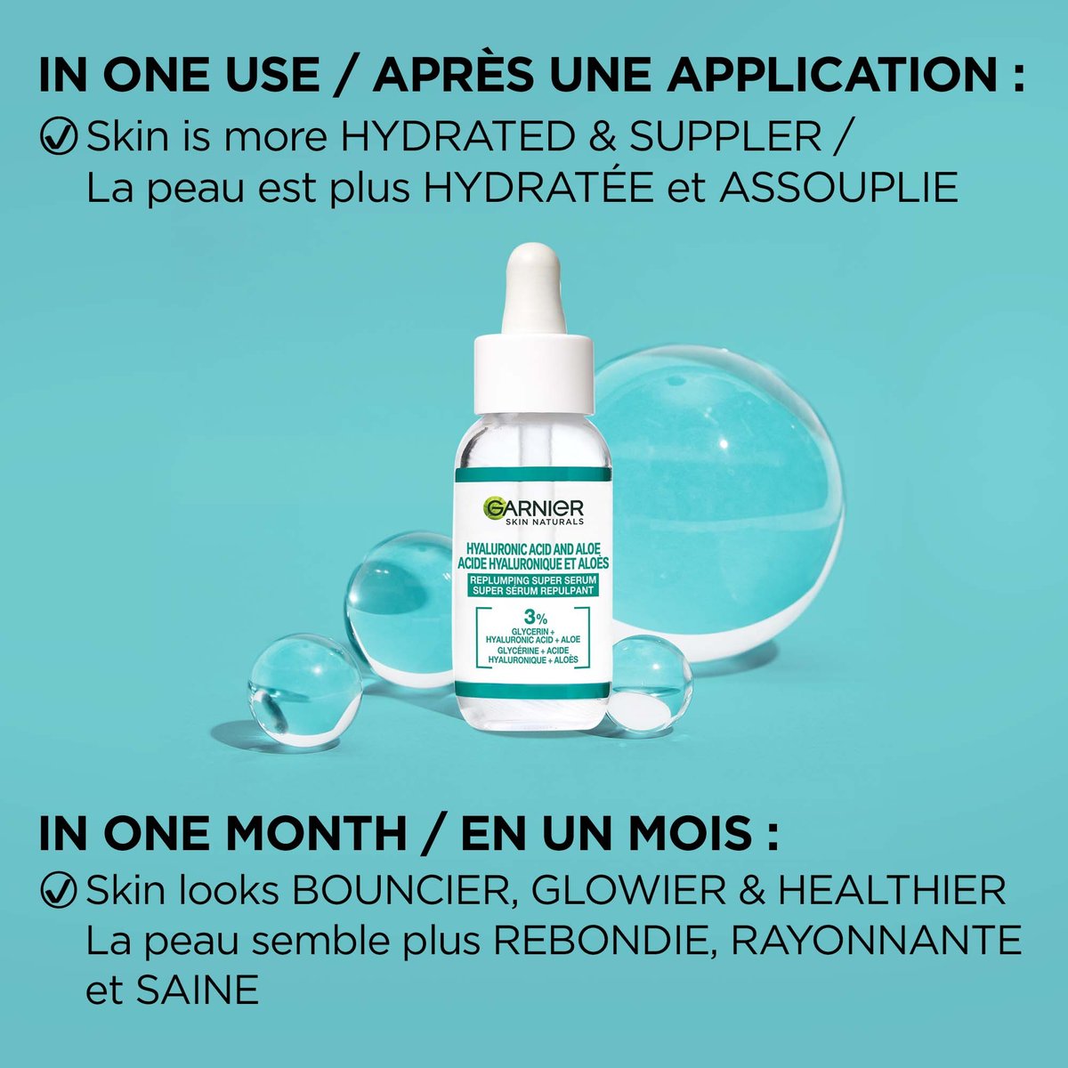 Hyaluronic Acid & Aloe Replumping Super Serum Garnier CA