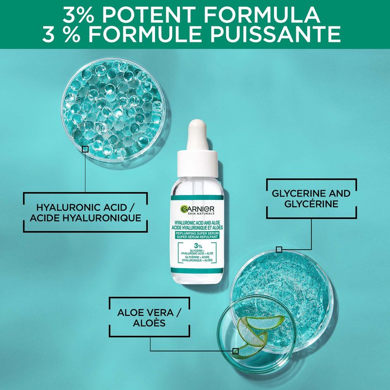 Hyaluronic Acid & Aloe Replumping Super Serum Garnier CA