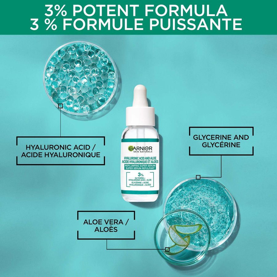 Hyaluronic Acid & Aloe Replumping Super Serum Garnier CA