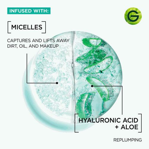 micellar cleansing water 新品未使用4本 Micellar Cleansing Water with Hyaluronic Acid & Aloe - Garnier