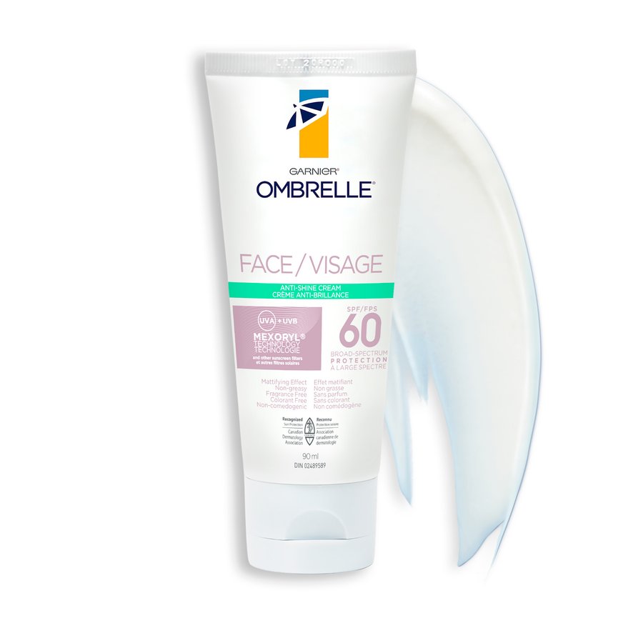 Ombrelle Face Sunscreen Antishine Cream SPF 60 Garnier