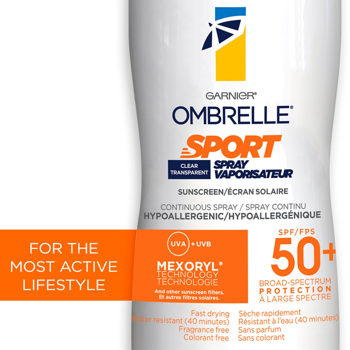 Ombrelle Sport Hypoallergenic Sunscreen Spray SPF 50+