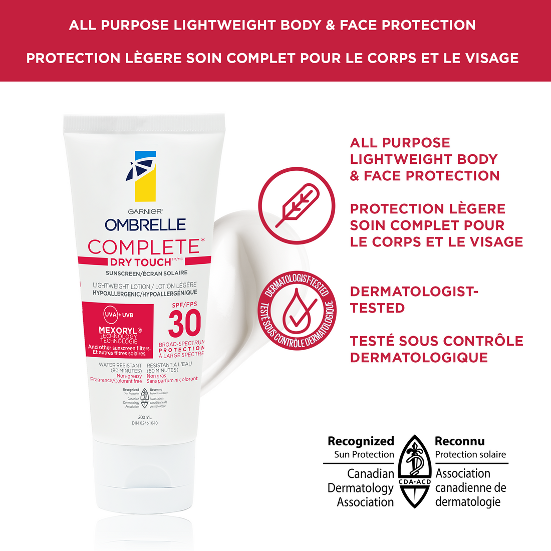 Ombrelle Complete Sunscreen for Sensitive Skin SPF 30