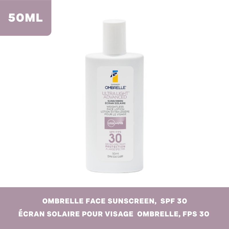 Ombrelle Ultra Light Advanced Face Sunscreen FPS30 Garnier