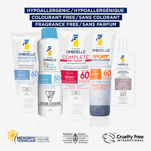 Garnier Ombrelle Face Sunscreen SPF 60, UltraLight Hydrating