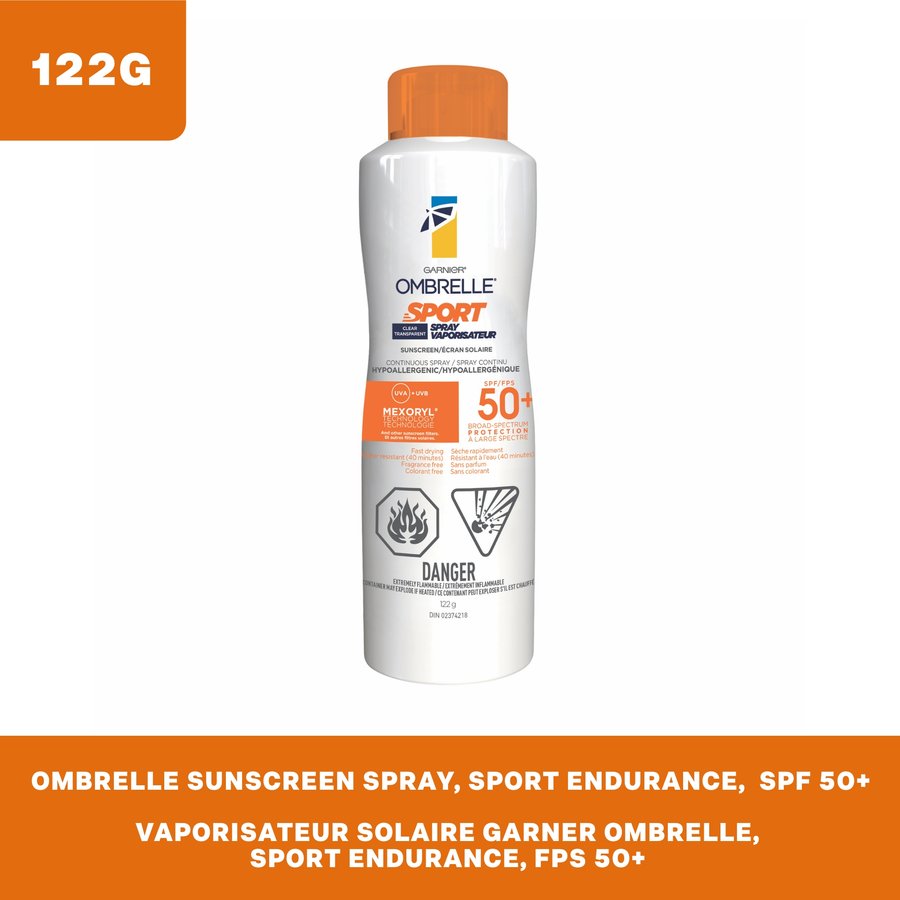 Ombrelle Sport Hypoallergenic Spray SPF 50+ Garnier CA