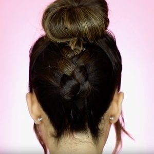 Style 2: Braided Top Knot