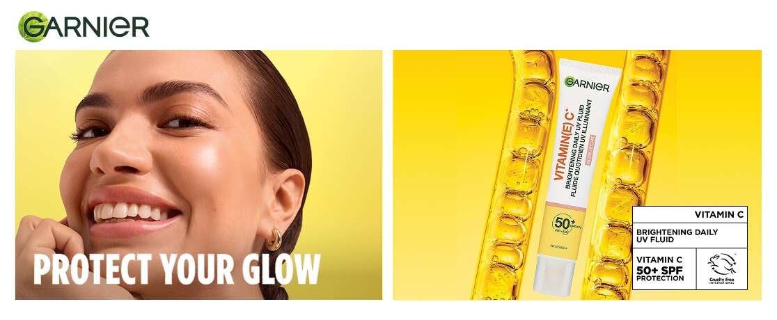 NEW! Garnier Daily UV Glow and Inivisble.
