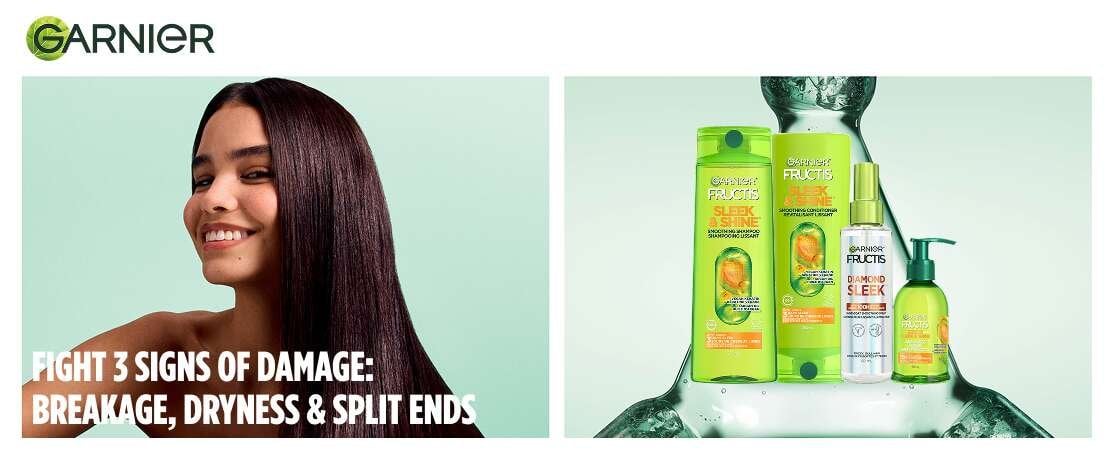 Fight 3 signs of damage: breakage, dryness and split ends.