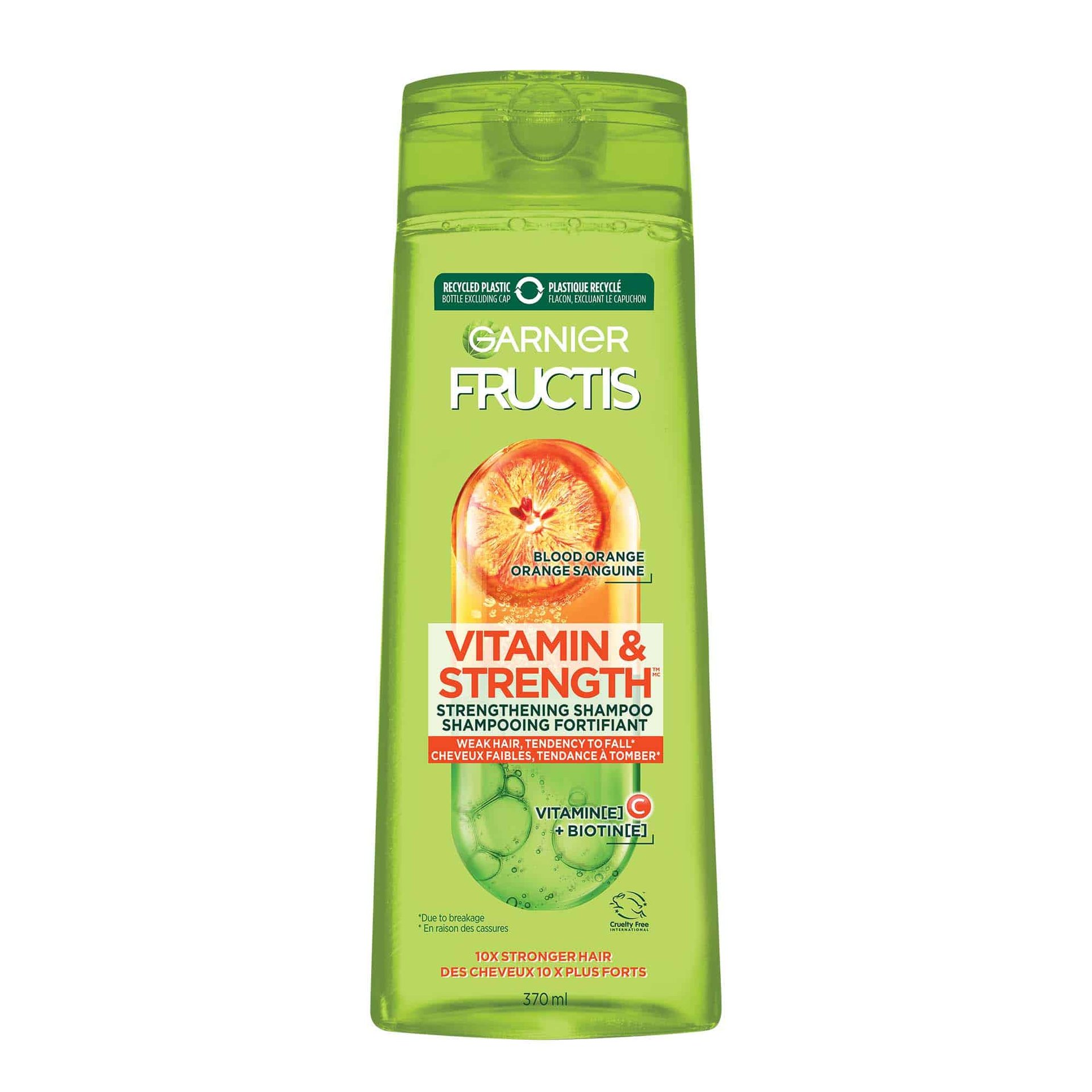 & mL 650 Fructis - Shampoo Strength & mL 370 Vitamin Garnier