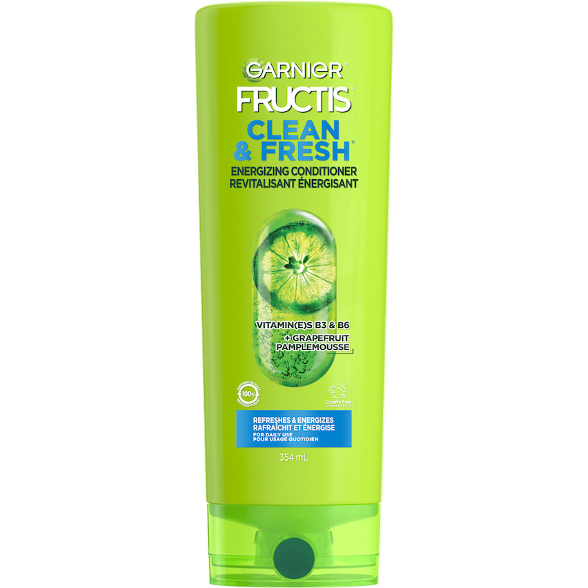 GAR 3D PKG Fructis Clean and Fresh COND Front 354mL