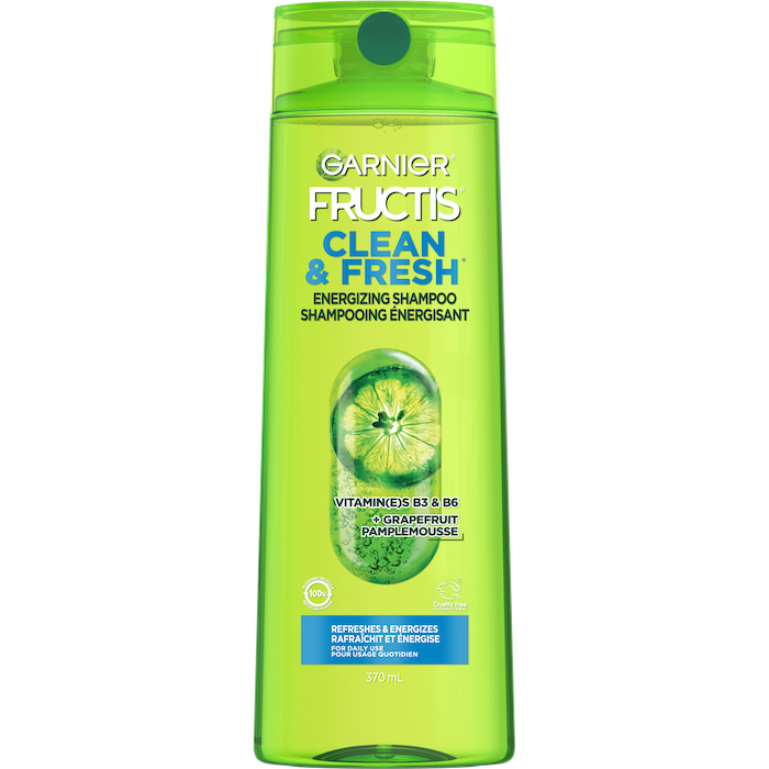 GAR 3D PKG Fructis Clean and Fresh SH REG Front 370mL