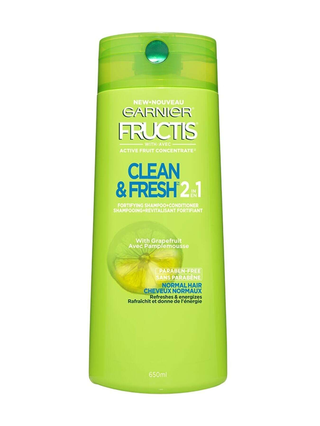 garnier hair fructis 2in1 fortifying shampoo and conditioner 650 ml 603084491827 t1