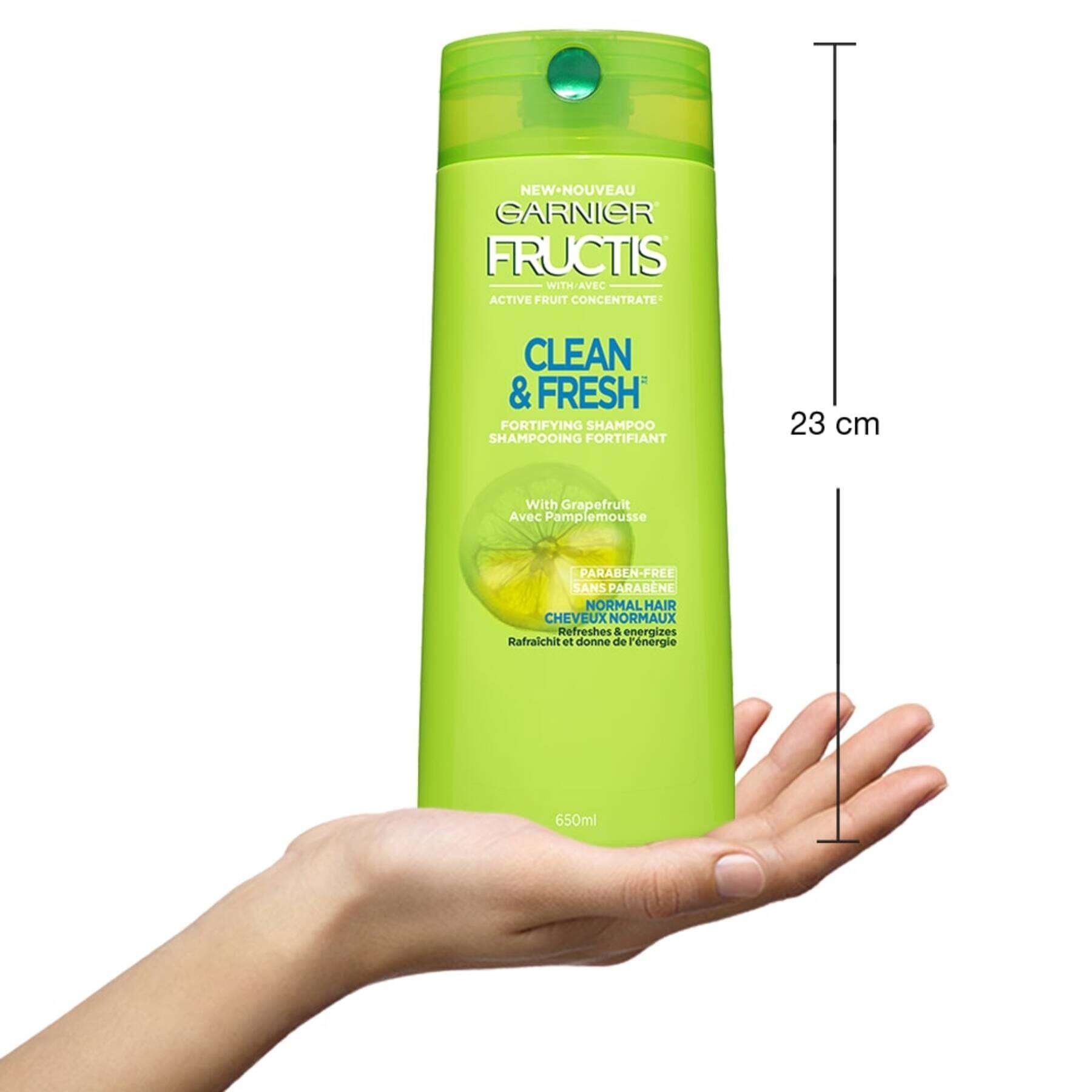 garnier shampoo fructis clean fresh shampoo 650 ml 603084495801 inhand