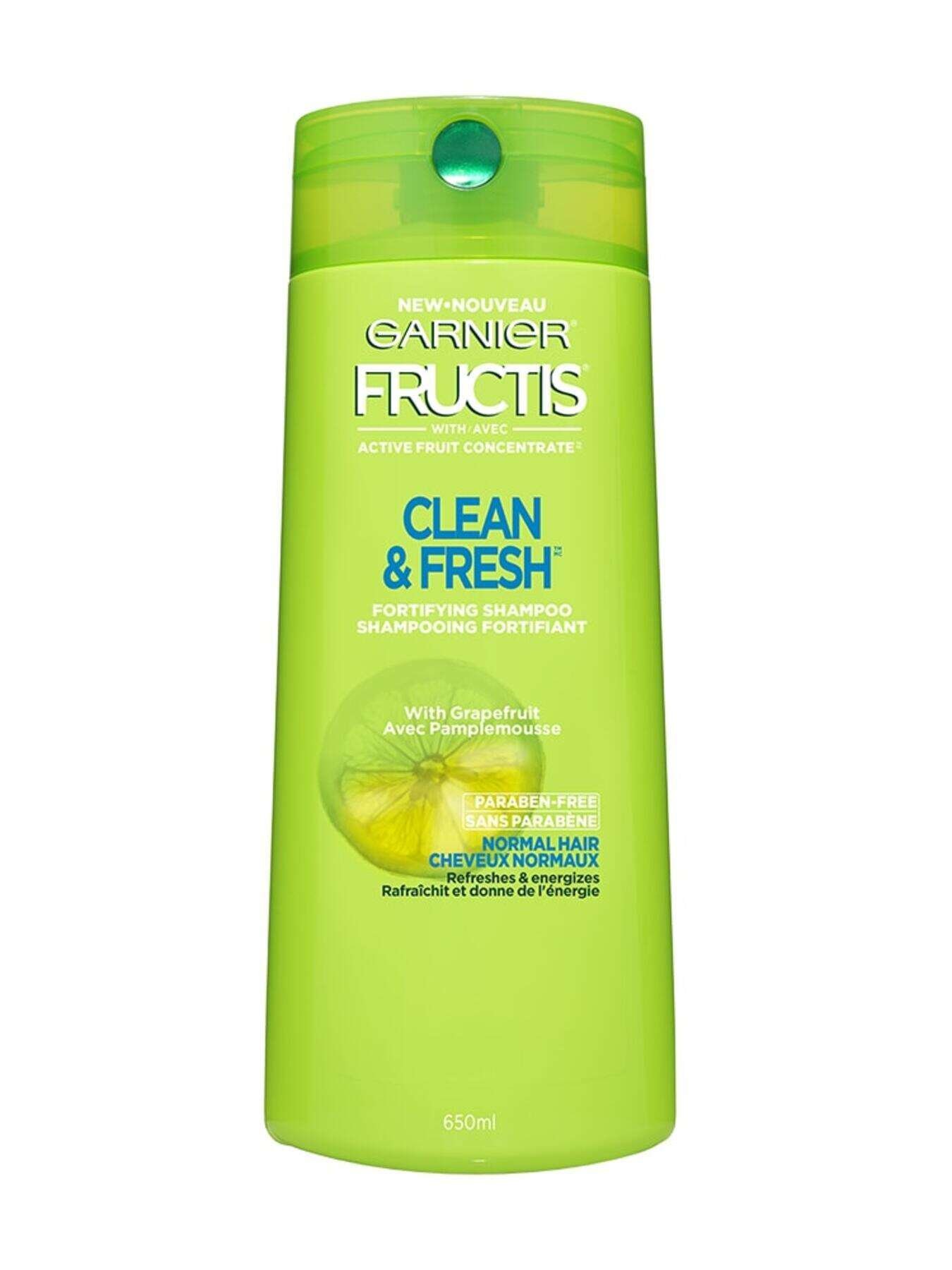 Shampoo, 650 mL Garnier Fructis Clean & Fresh