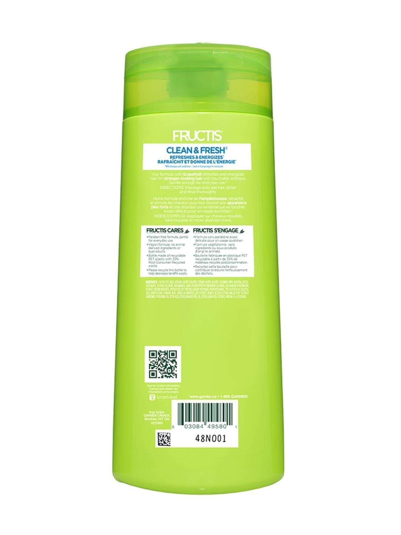 garnier shampoo fructis clean fresh shampoo 650 ml 603084495801 t2