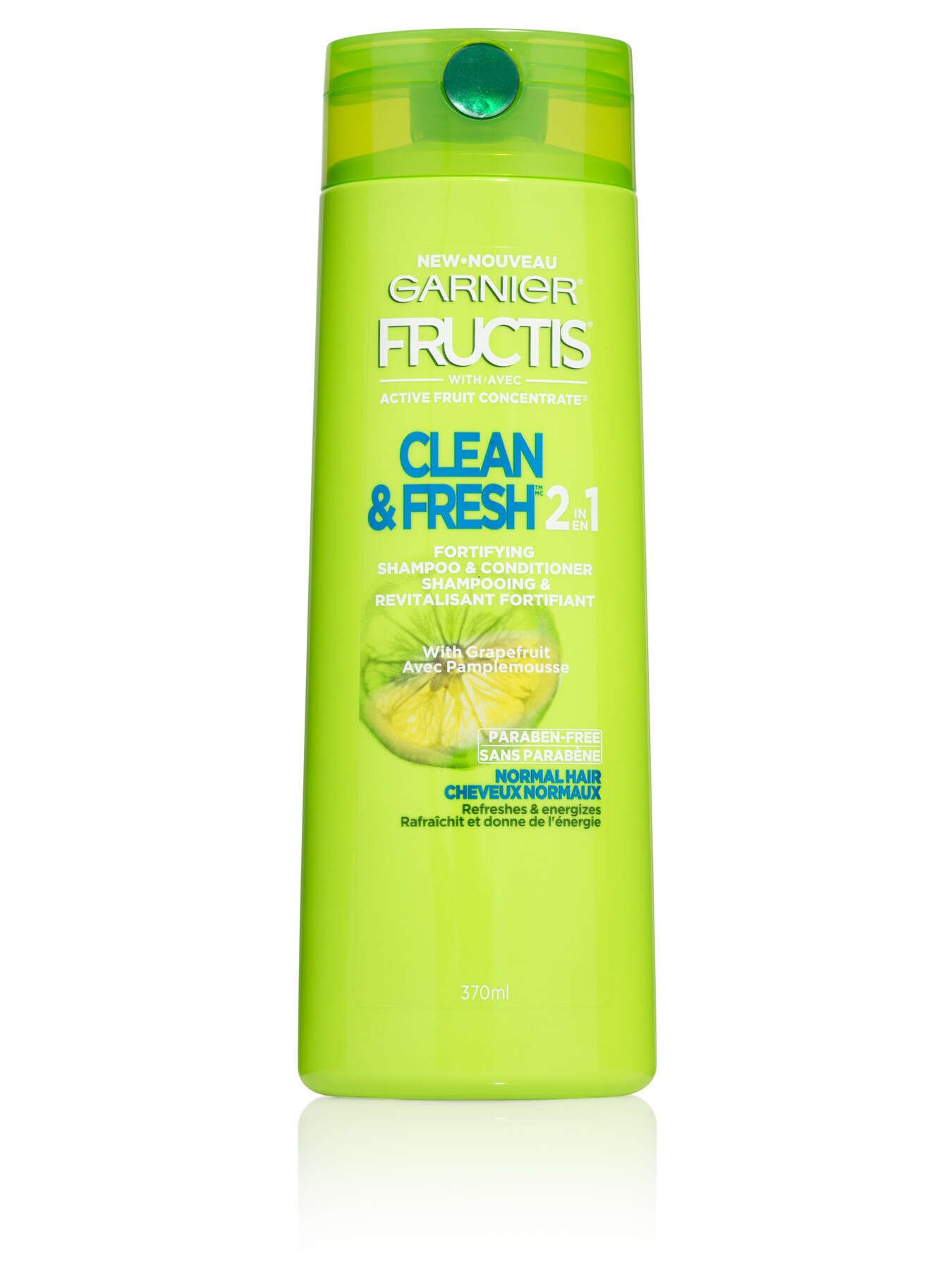 garnierhairfructiscleanfreshdailycare2in1fortifyingshampooandconditioner370ml603084491803t1